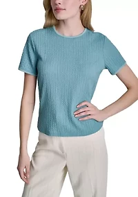 Women's Short Sleeve Sweater
