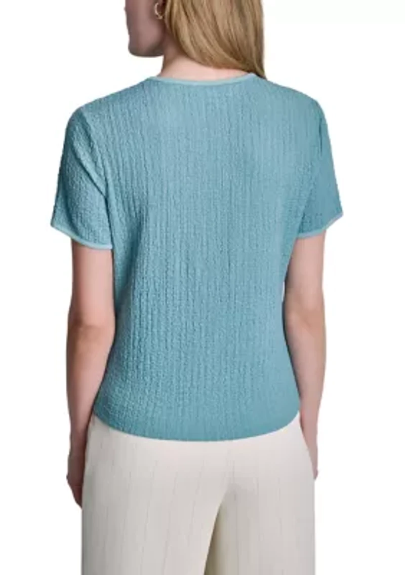 Women's Short Sleeve Sweater