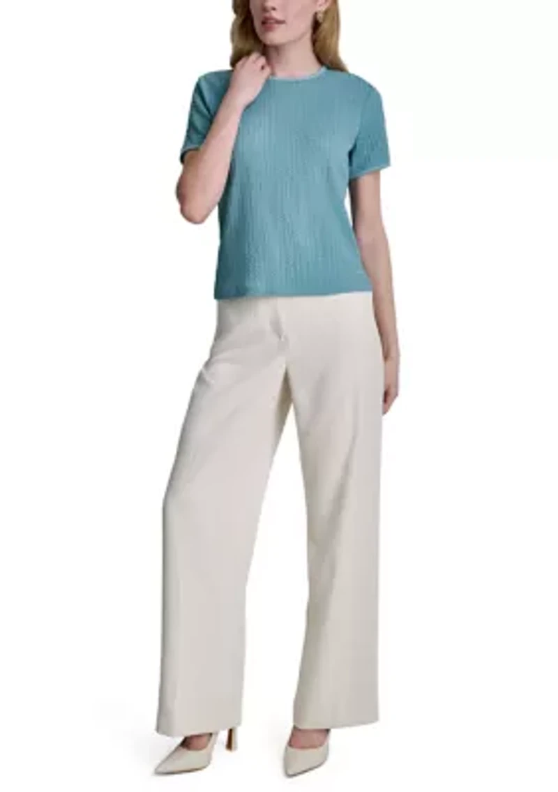 Women's Short Sleeve Sweater