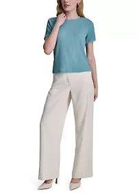 Women's Short Sleeve Sweater