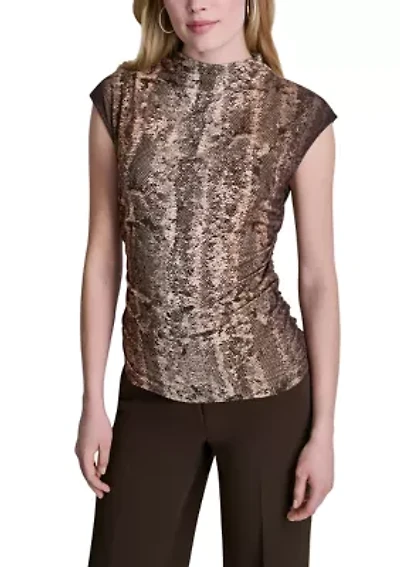 Women's Cap Sleeve Knit Top