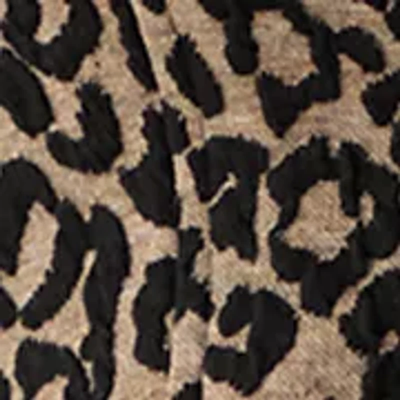 Women's Leopard One Button Topper