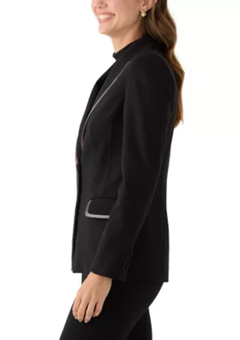 Women's 2 Button Notch Collar Blazer