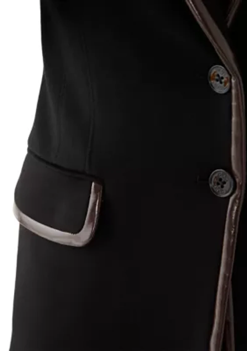 Women's 2 Button Notch Collar Blazer