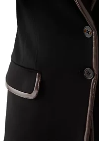 Women's 2 Button Notch Collar Blazer