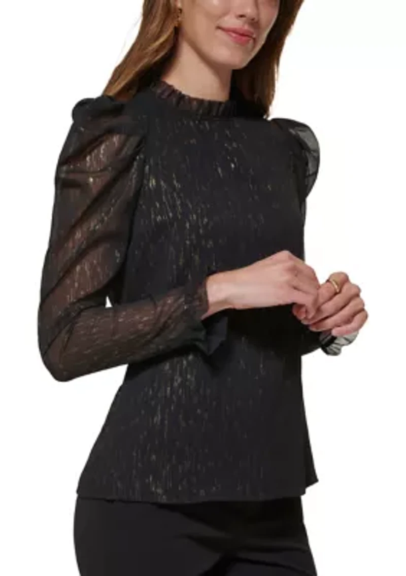 Women's Puff Sleeve Blouse