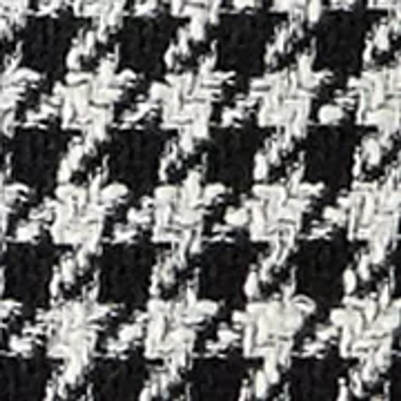 Women's Houndstooth Blazer with Zippers