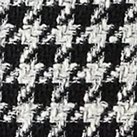 Women's Houndstooth Blazer with Zippers
