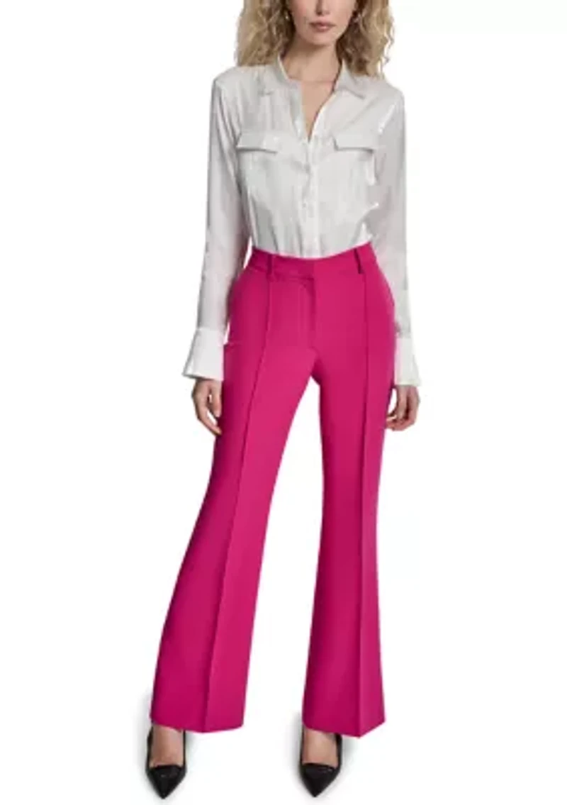 Women's Wide Leg Pants with Seam