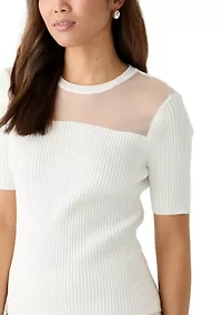 Women's Short Sleeve Knit Top