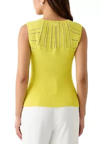 Women's Sleeveless Knit Top