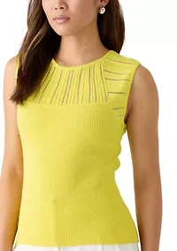 Women's Sleeveless Knit Top