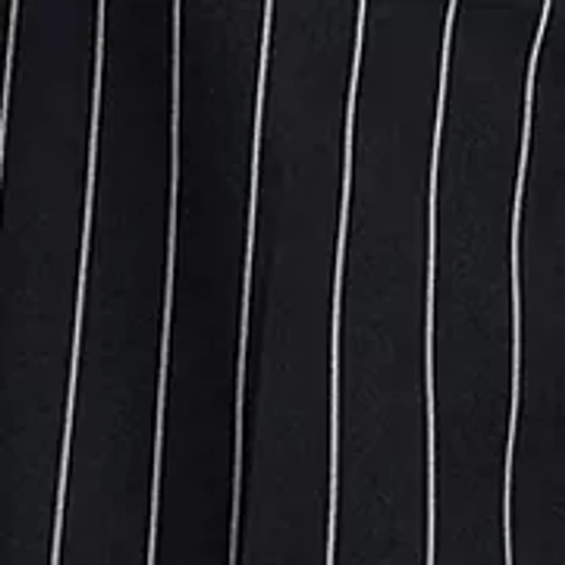 Women's Sleeveless Pinstripe Belted Jumpsuit