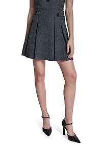 Women's Pleated Short Skirt