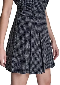 Women's Pleated Short Skirt