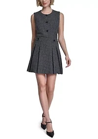 Women's Pleated Short Skirt