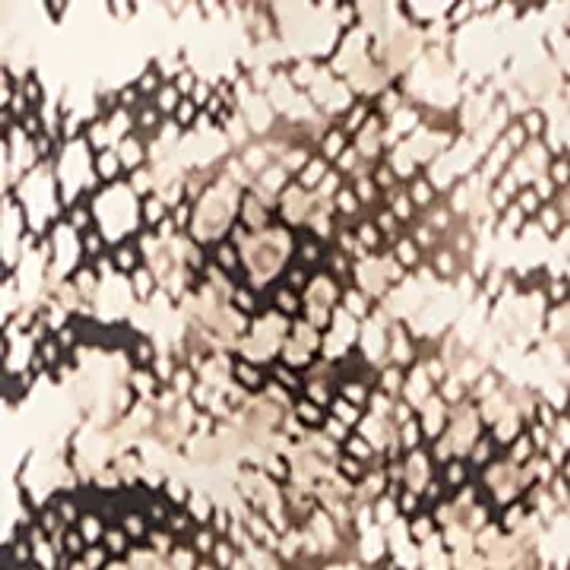 Women's Long Sleeve Snake Print Shirt