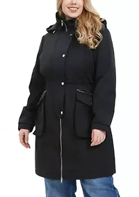 Plus Hooded Parka Jacket
