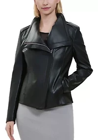 Women's Suki Faux Leather Moto Jacket