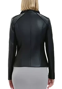 Women's Suki Faux Leather Moto Jacket