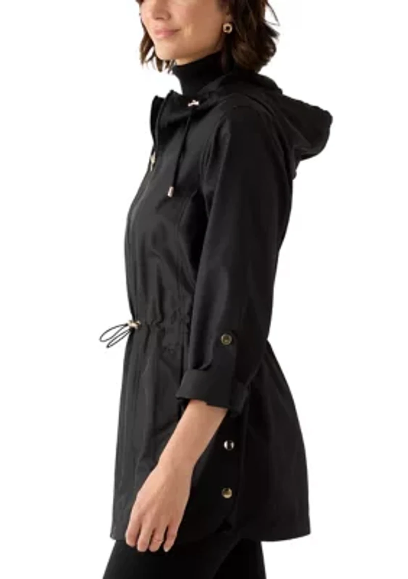 Women's Packable Hooded Rain Jacket