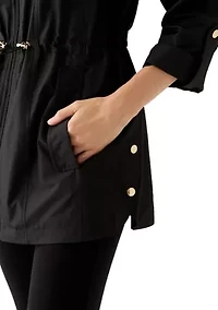 Women's Packable Hooded Rain Jacket