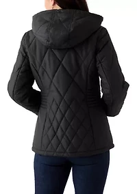 Women's Quilted Polyfill Jacket With Hood