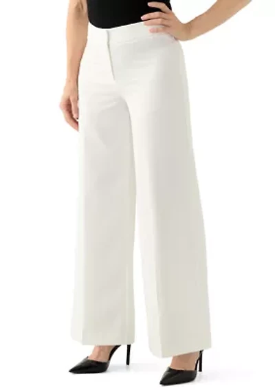 Women's Wide Leg Crepe Pants
