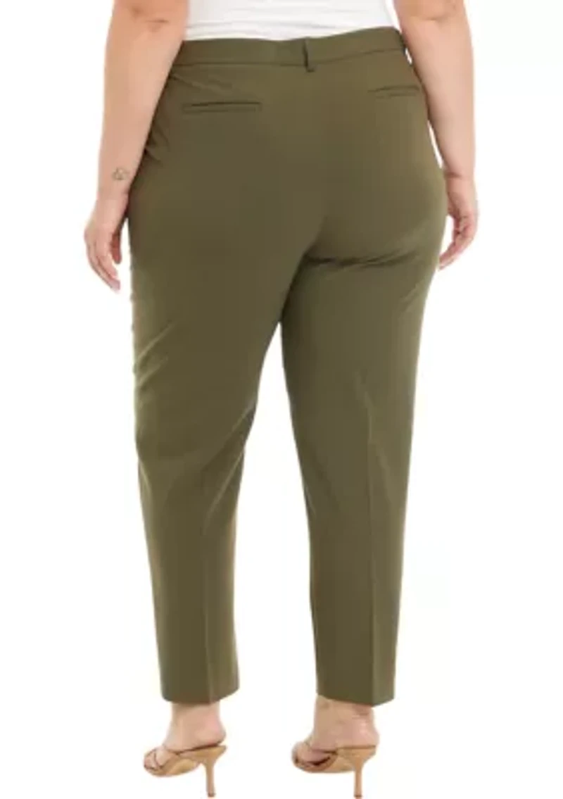 Plus Slim Ankle Pants