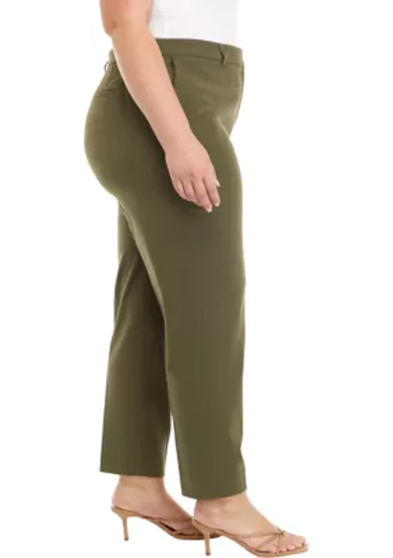 Plus Slim Ankle Pants