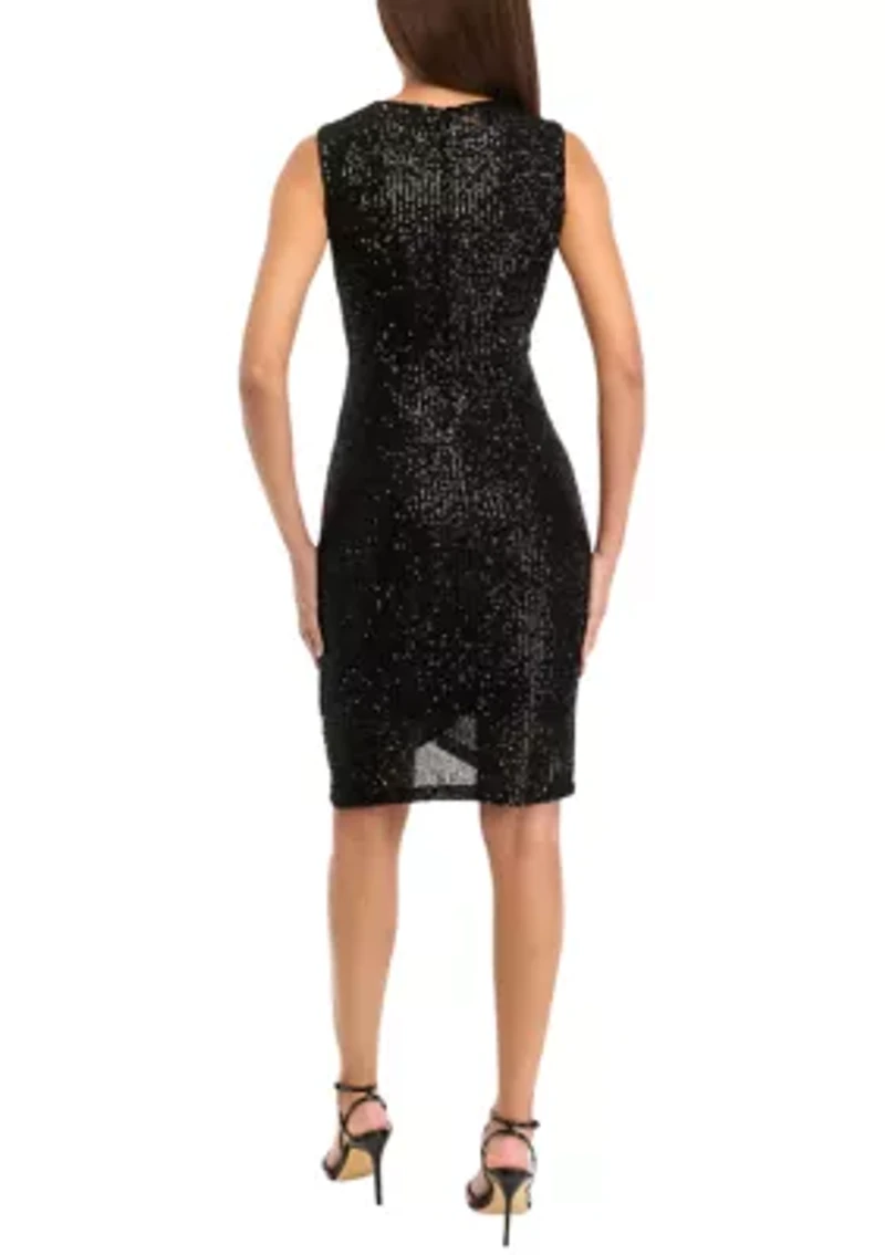 Women's Sleeveless Sequin Dress