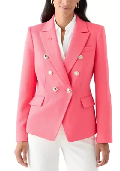 Women's Double Breasted Twill Jacket