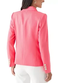 Women's Double Breasted Twill Jacket