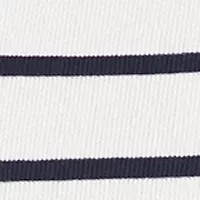 Women's Short Sleeve Scoop Neck Striped Top