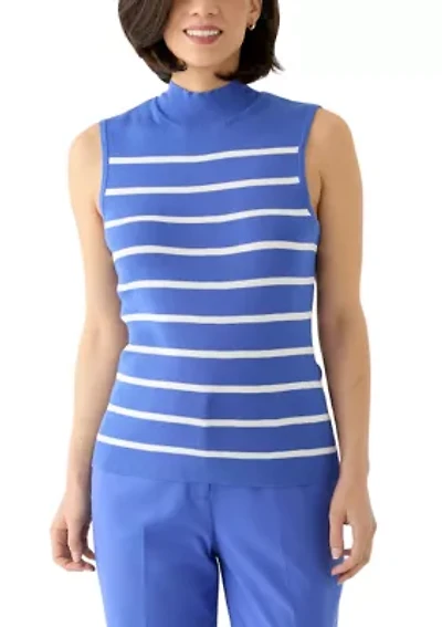 Petite Sleeveles Pullover Blouse