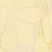 Women's Sleeveless Lace Belted Midi Dress