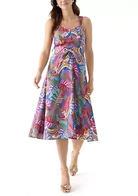 Women's Sleeveless Printed Dress