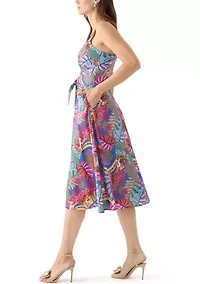 Women's Sleeveless Printed Dress