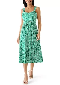Women's Embroidered Sweetheart Neckline Dress