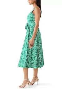 Women's Embroidered Sweetheart Neckline Dress