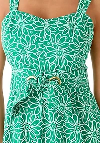 Women's Embroidered Sweetheart Neckline Dress
