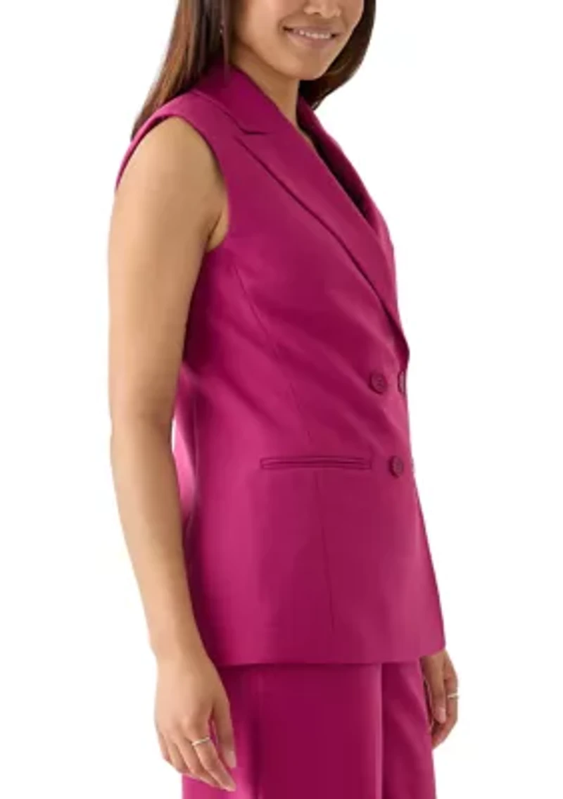 Women's Woven Suit Separate Vest