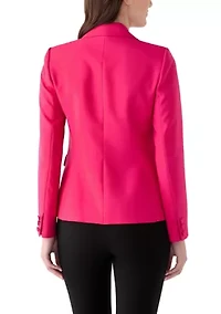 Women's One Button Crepe Suit Separate Jacket