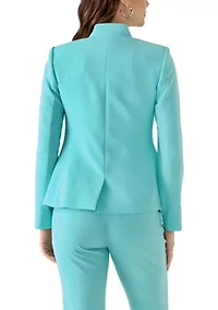 Women's Bi Stretch Faux Double Breasted Suit Separate Jacket