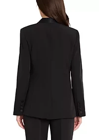 Women's One Button Velvet Tux