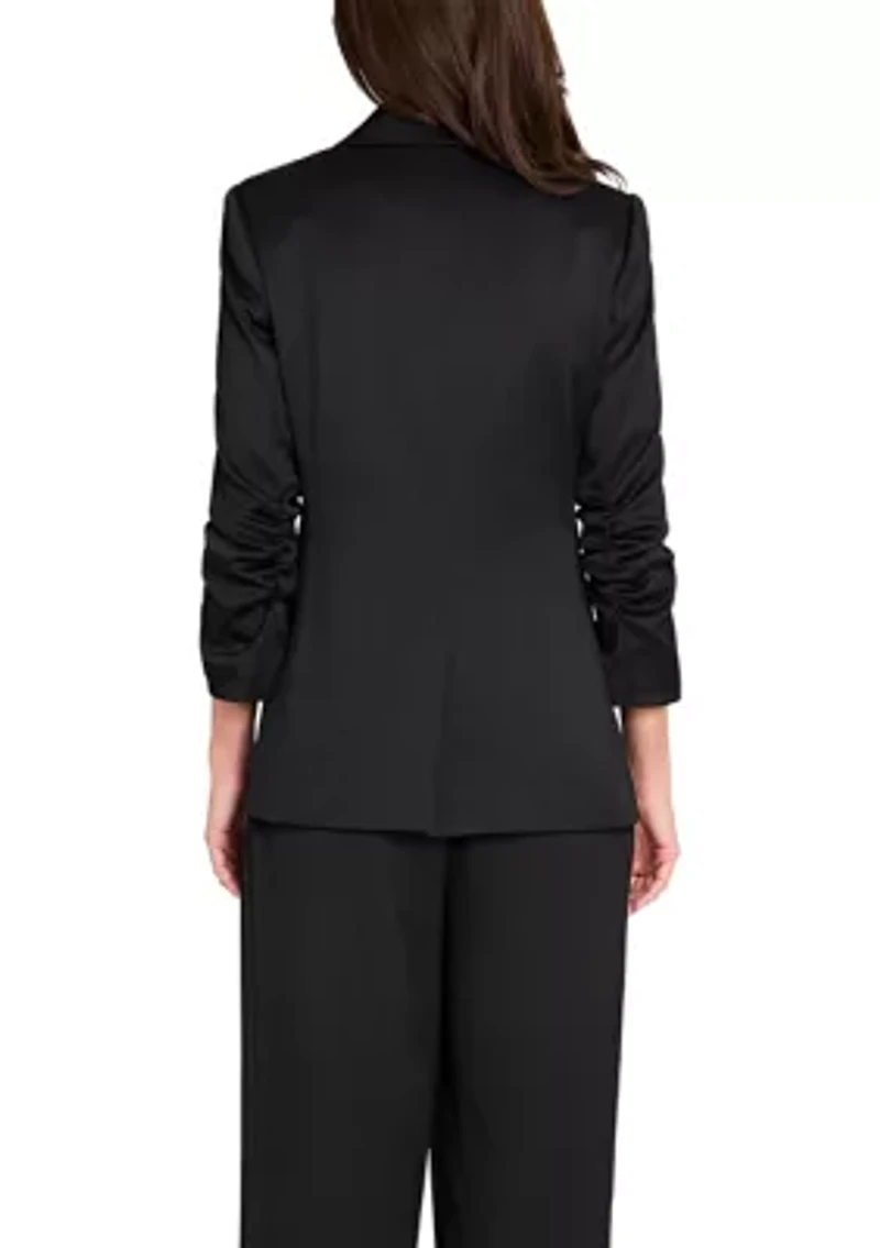 Women's Satin Blazer