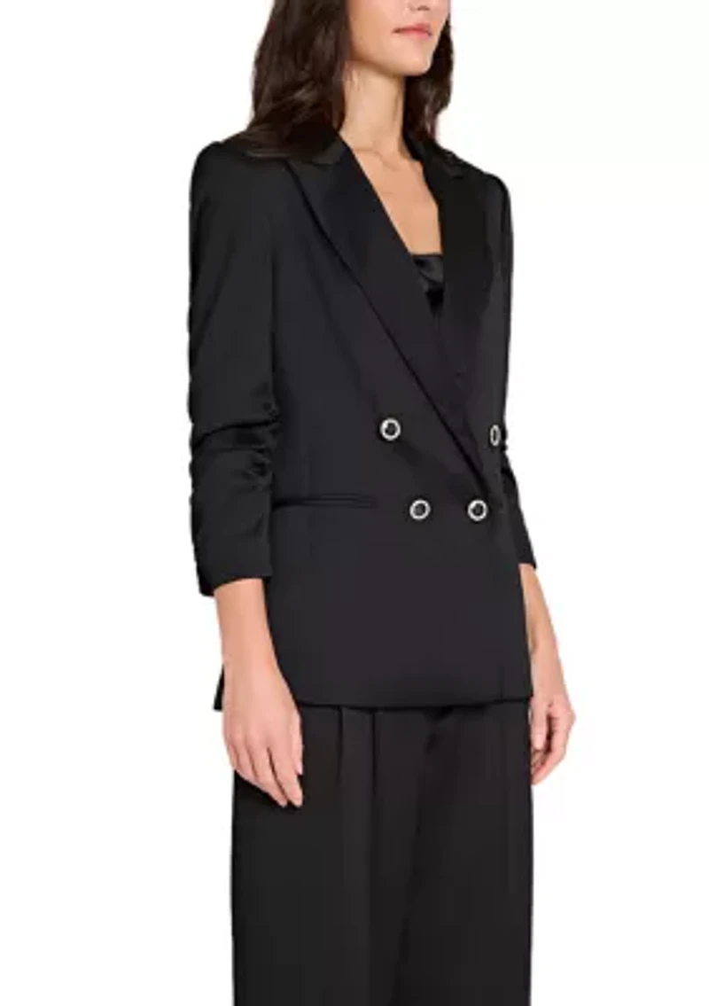 Women's Satin Blazer
