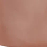 Women's Vegan Leather Belted Trench Coat