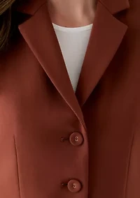 Women's 3 Button Ponte Jacket