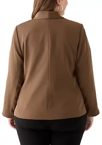 Plus Brushed Woven Jacket